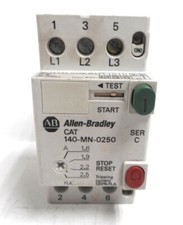 ALLEN-BRADLEY STARTER MOTOR PROTECTOR, 140-MN-0250, 480 V, 1.6-2.5 A, 3 POLE