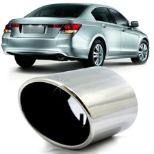 For Honda Accord 2008 2009 2010 2012 REAR MUFFLER TIP PIPE STEEL EXHAUST TAIL