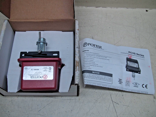 Potter Electric Signal Control Valve Supervisory Switch P/N: PCVS-2
