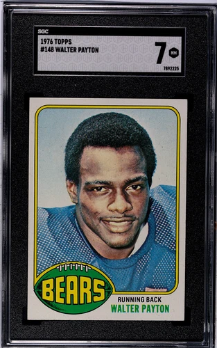 1976 TOPPS WALTER PAYTON RC ROOKIE #148 SGC 7 NEAR MINT CHICAGO BEARS Centered!