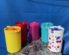 Tupperware Classic Pitcher Round 2 Quart Push Button Seal  Brand Different desig