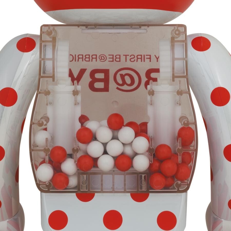 MY FIRST BE@RBRICK 1000% B@BY RED & SILVER CHROME Ver