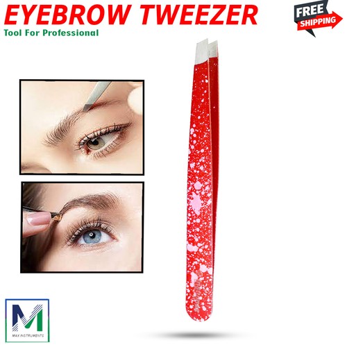 Eyebrow Styling Tweezers Slant Professional Beauty Eyebrow Hair Pluckers - Picture 100 of 160