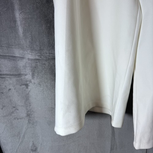 Genesis London formelle cremefarbene Damenhose weites Bein gerader Schnitt Größe 14 - Bild 8 von 11