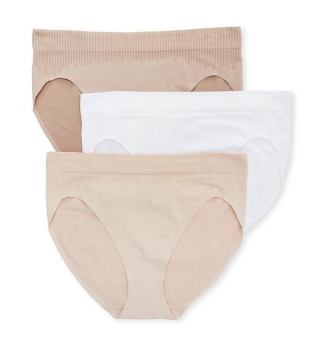 Bali DFMSH3 Comfort Revolution Seamless Hi Cut Panty - 3er Pack