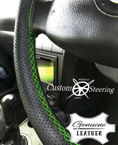 Perforé Housse Volant Cuir pour Mitsubishi Sporteo 05-14 Choix St - Picture 7 of 12