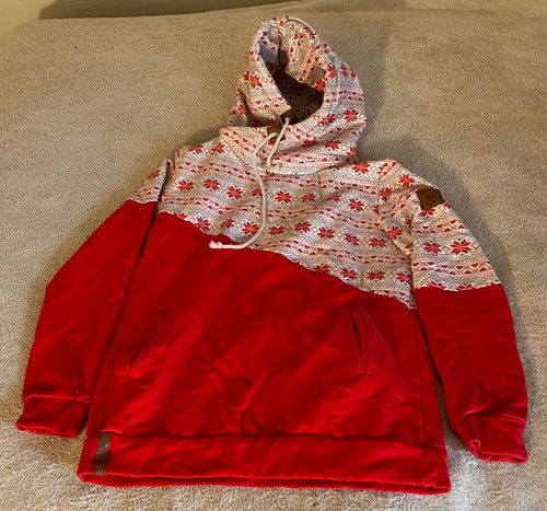 Ampersand Avenue Hoodie Sweater Sweatshirt XL Holiday Hugs & Mistletoe Kisses - Picture 1 of 18