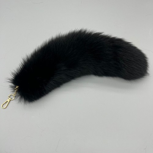 Wholesale 2/5/10pcs 16"-18" Real Fox Fur Tail Keychain Bag Pendant Cosplay Toys - Bild 24 von 28
