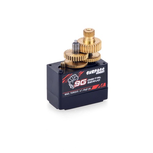 SURPASS Hobby 9g Metal Gear Servo for RC plane Heli Boat 1/24 Truck Car - Picture 5 of 8