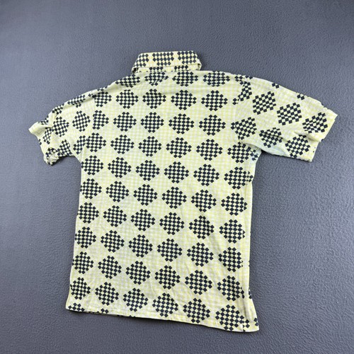 Camisa Mcgregor Para Hombre M Amarilla Negra Argyle De Colección Tenis Polo Competidores EE. UU. - Imagen 3 de 13