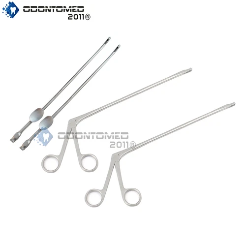 2 Kevorkian-Young Biopsy Forceps 9" 22.9cm & 2 Novak Curette Gynecology Instru