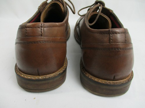 Ben Sherman Birk Plain-Toe Leather Derby Oxford - Men's Size 13 M - Brown - Picture 4 of 8