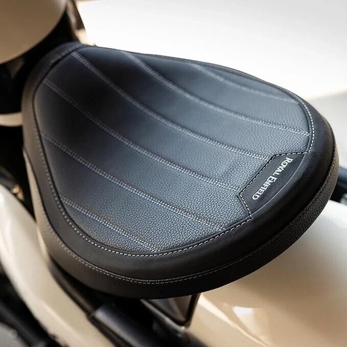 "BLACK SIGNATURE RIDER SEAT" FIT FOR ROYAL ENFIELD SHOTGUN 650 - Picture 3 of 4