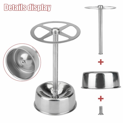 Stainless Steel Toothbrush Holder Toothpaste Stand Rack Kitchen Bathroom 4 Slots - Picture 3 of 6