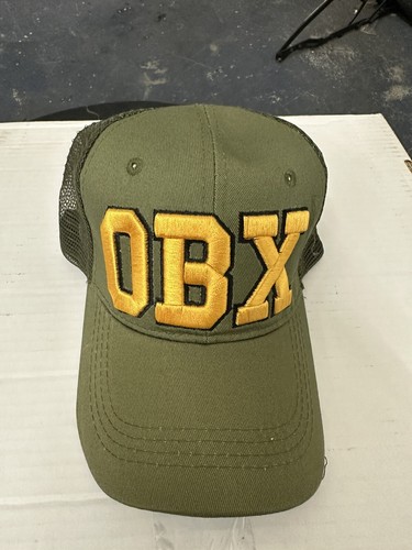 OBX Trucker Mütze Cap Herren Mesh Grün Outdoor Retro Papa Atmungsaktiv Leicht GUC - Bild 1 von 5