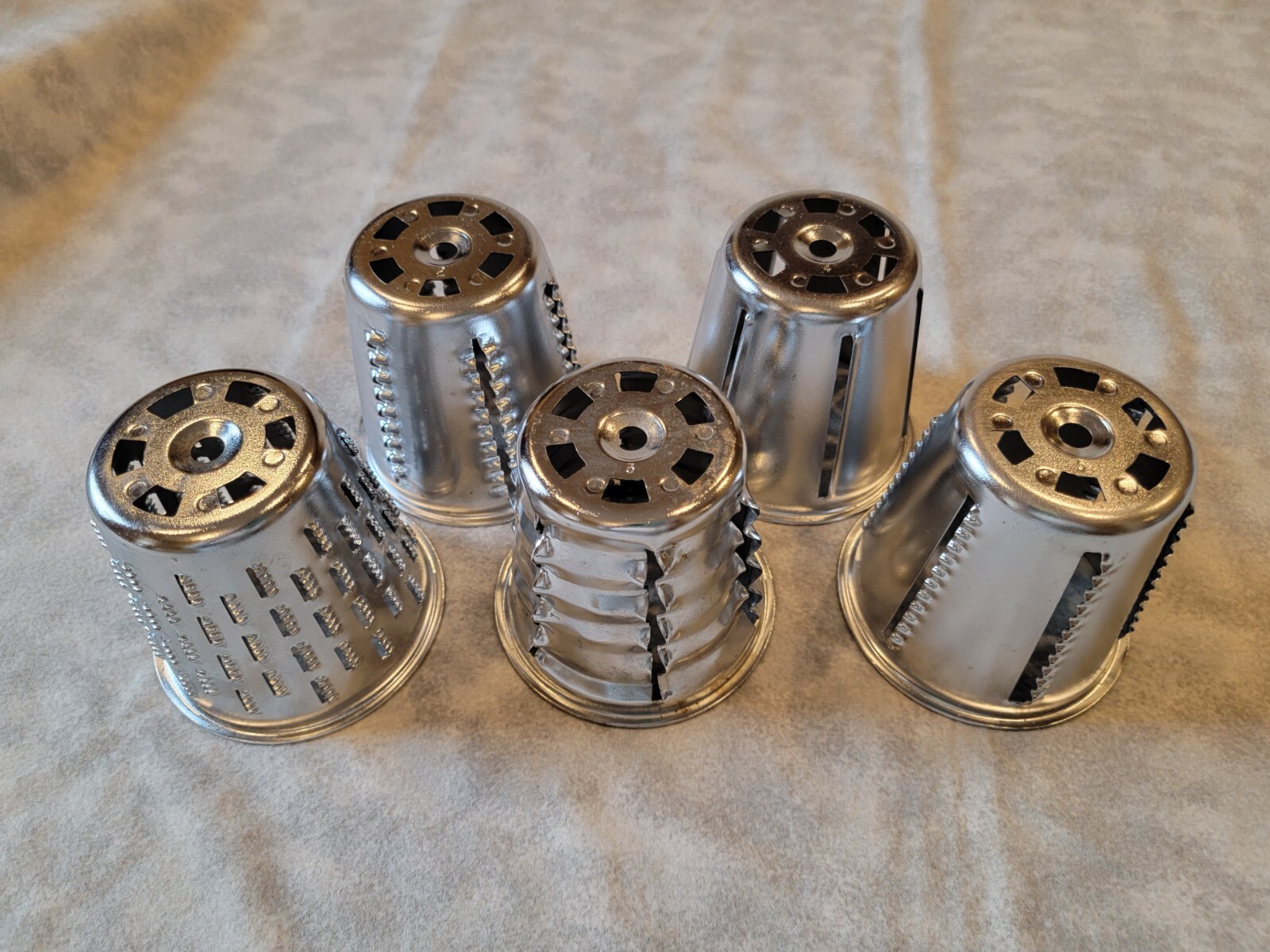 Saladmaster, King Kutter Townecraft Manual Food Processor 5 Cones for