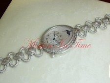 Breguet Reine de Naples White Gold Baguette Full Diamond 8909BB/VD/J29.DDDD