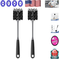 12.9 Inch Long Handle Flexible Bottle Brush Set - Effortless Cleaning Solutions