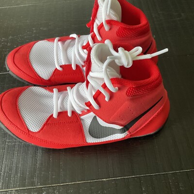 【新品未使用】レスリングシューズ Nike Fury レッド 赤 27㎝ NIKE ナイキ メンズ レスリングシューズ Nike Fury - Red/White