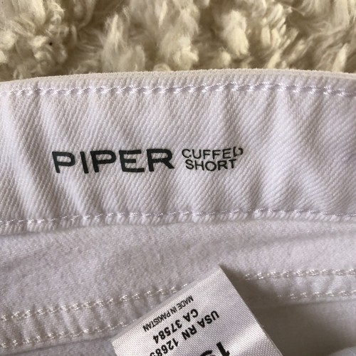 DL1961 Piper Shorts White Embroidered Size 14 Girls Cactus Famingo - Picture 9 of 11