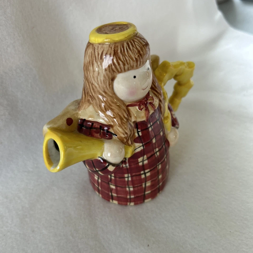 1998 Sakura Debbie Mumm Creamer Gathering Angles Pitcher Vintage Replacement - Image 2 of 4