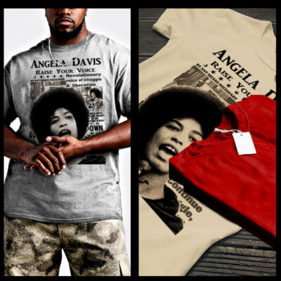Angela Davis T-shirt Black History Month Civil Rights Icon Freedom fighter tee