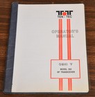 Factory Original Operators Manual For Ten Tec Omni 5 V 562