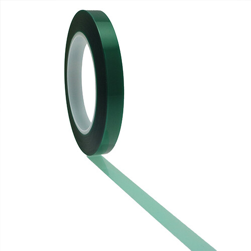 3er-Pack grünes Polyesterband 10 mm x 66m, Pulverbeschichtung, Hochtemperatur-Abdeckband - Bild 1 von 6
