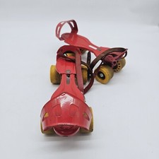 Vintage Metal Adjustable Roller Skates Chilton Globe Corp. Made in USA Free Ship