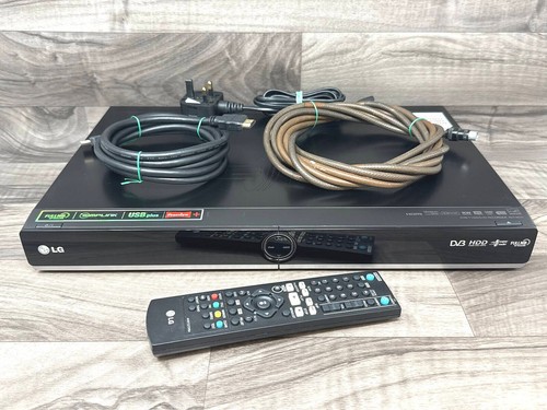 LG RHT497H Freeview+ DVB-T 160GB HDD DVD Recorder Player 1080p Upscale HDMI USB