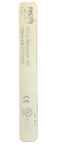 FACTS ENGINEERING F4-4LTC DIRECTLOGIC DL405 TEMPERATURE CONTROLLER MODULE - Picture 3 of 9