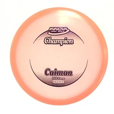 DISC GOLF INNOVA CHAMPION CAIMAN OVERSTABLE MID-RANGE 172g PINK W/ PURPLE FOIL