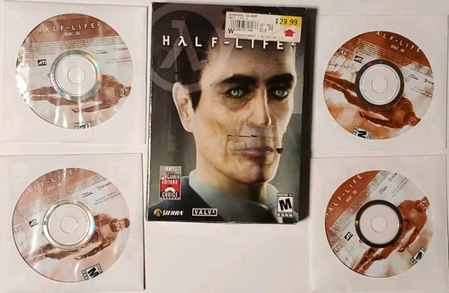 Half-Life 2 - PC, 2004 - G-Man Cover Variant | Valve Big Box - Missing Disc 1
