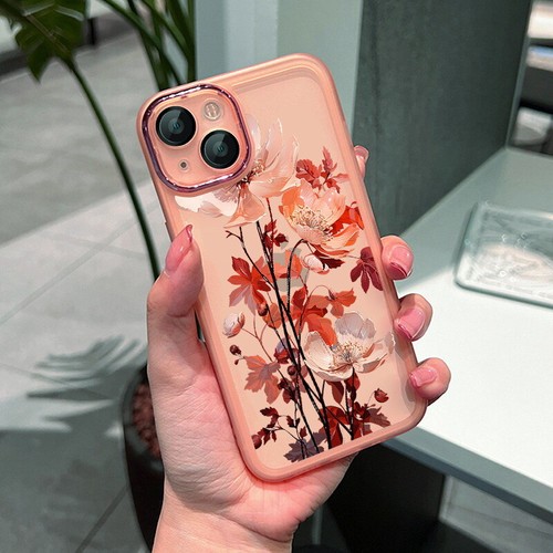 Flower Silicone Clear Shockproof Case For iPhone 15 Pro Max 14 13 Pro 12 Cover - Picture 3 of 17