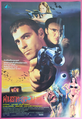 From Dusk Till Dawn (1996) Thai Movie Poster Original Quentin