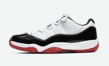 Men's Nike Air Jordan Retro 11 Low "Concord-Bred" Sneakers AV2187 160