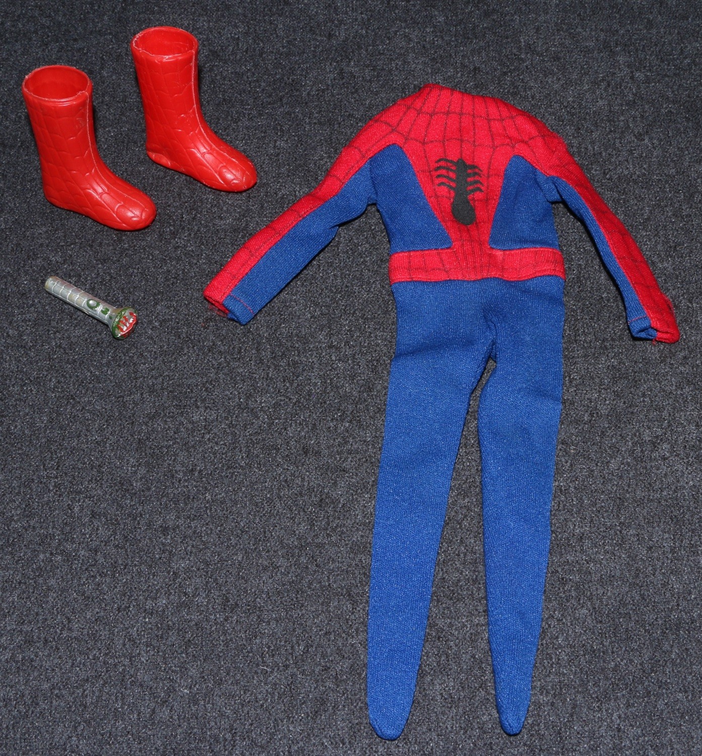 Capitán Acción Ideal 1967 Accesorios Spider-man Spiderman grupo Lote Original Capitán Acción Ideal 1967 Accesorios Spider-man Spiderman grupo Lote Original