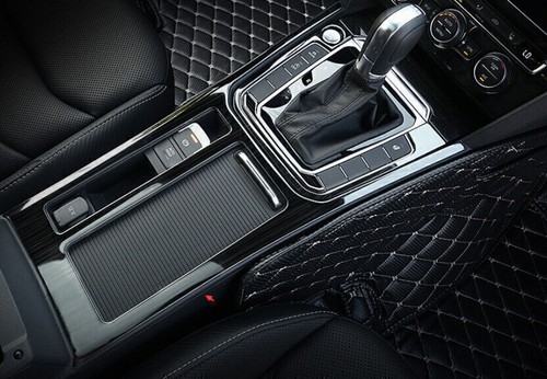 For VW Arteon CC 2019-2023 Black Steel Center Console Gear Shift Frame Trim 1PCS - Bild 1 von 16