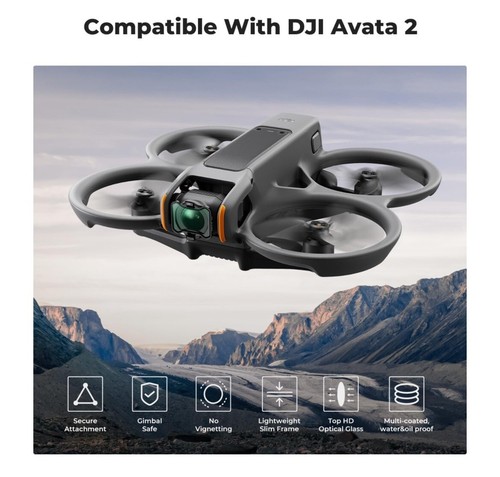 Pack de filtres K&F Concept Nano-X Series 6 pour drone DJI AVATA 2 NEUF SCELLÉ ! - Photo 2 sur 6