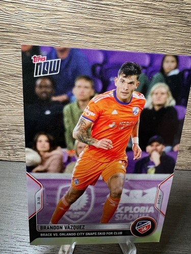 2022 Topps Now MLS Brandon Vazquez FC Cincinnati MLS #20 Low USMNT Invest PR 118 - Picture 6 of 16