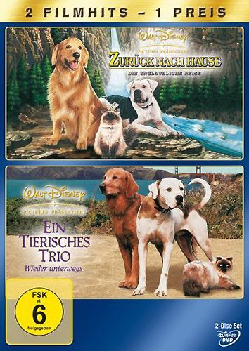 Zurück nach Hause/Ein tierisches Trio (DVD) - Bild 1 von 1