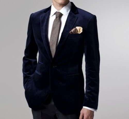 designer blue coat