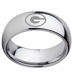 Anillos de banda de tungsteno NFL para hombres