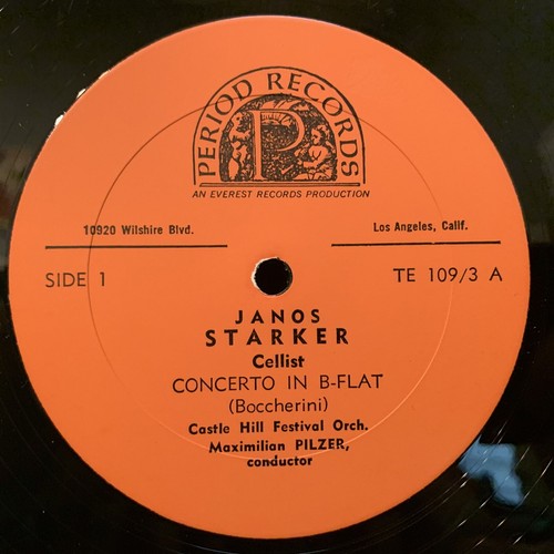 JANOS STARKER cello - Round The World... KODALY Sonatas - PERIOD TE 1093 3LP BOX - Picture 4 of 9
