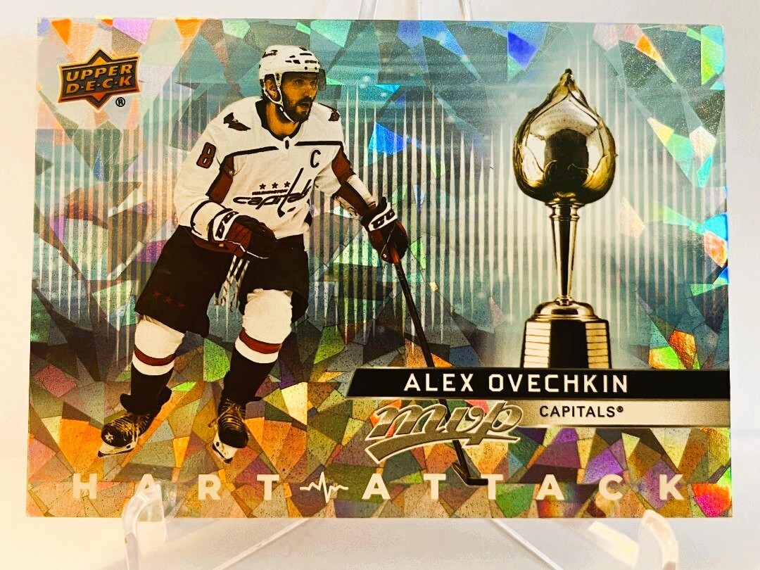 Alex Ovechkin 2021-22 Upper Deck MVP #HA-9 Hart Attack Insert Capitals