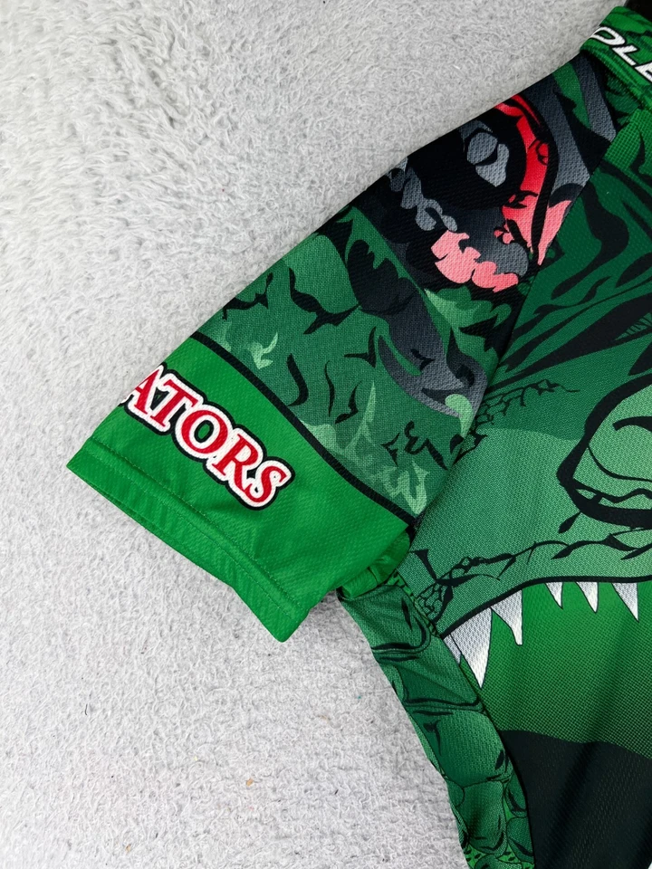 Camiseta deportiva de ciclismo Voler para mujer grande verde caimán 1/2 cremallera poliéster Foto 3 de 4