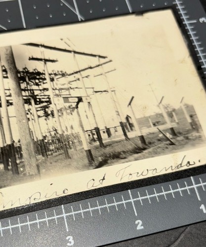 1910s EMPIRE ELECTRICAL POWER STATION Towanda KS Kansas Antique Snapshot PHOTO - Picture 2 of 3