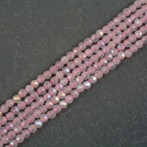 2mm to 3mm Faceted Gemstone round loose beads strand 15.5-16" DIY Jewelry Making - Picture 81 of 143
