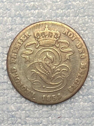Belgium - 2 centimes 1859 - Picture 1 of 2