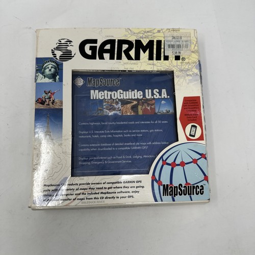 Garmin V4.02 Map Source Metro Guide USA CD-ROM Maps Brand New Sealed